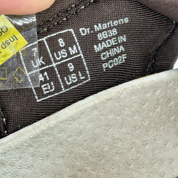 DR. MARTENS 8B38 BROWN LEATHER CROSSOVER FISHERMAN SANDALS SIZE 8 Men’s 9 Women main image 6